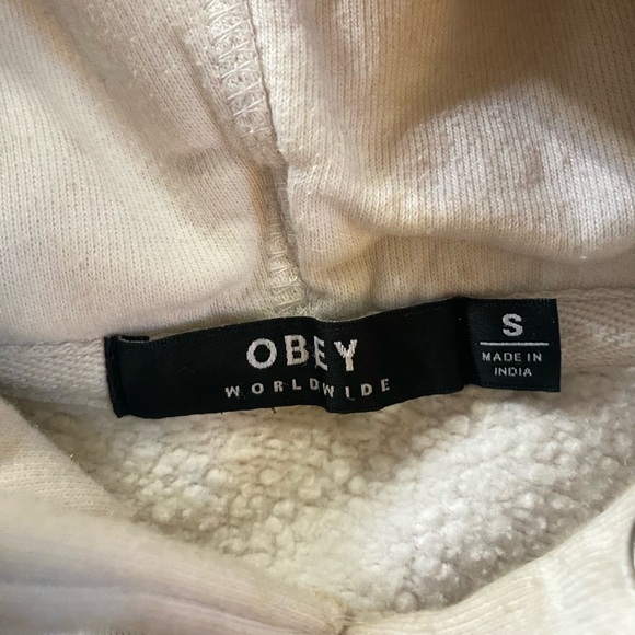 Obey Novel Palisade White Hoodie - Picture 4 of 4